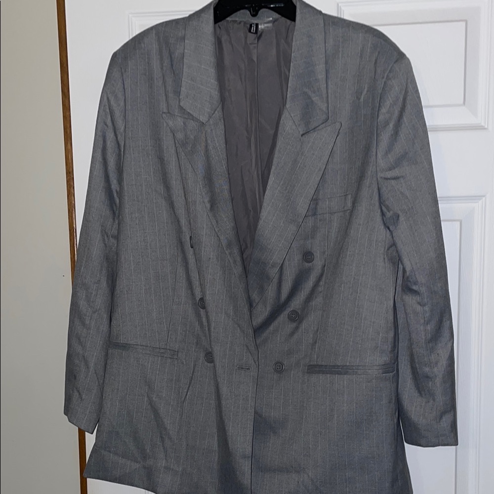 H&M Gray Sport Coat Classic Style